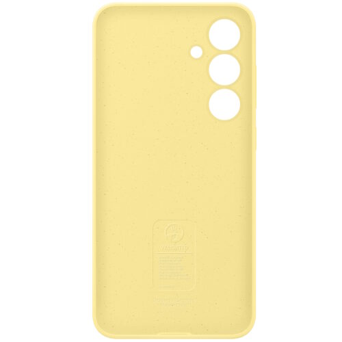 Capac protectie spate Samsung Silicone Case pentru Galaxy S24 FE (S721), EF-PS721C Yellow - imagine 3