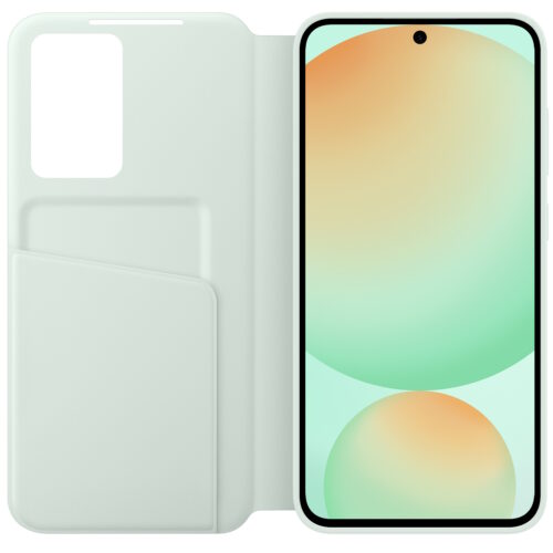 Husa Samsung Flip S-View Wallet Case pentru Galaxy S24 FE (S721), Mint - imagine 4