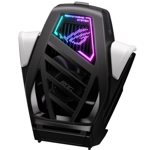 Suport de racire Asus AeroActive Cooler X Pro pentru ROG Phone 9 Series, AY2501 Black White - imagine 3