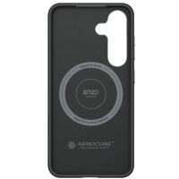 Capac protectie spate Samsung Aramid Case pentru Galaxy S25 (S931), Black Silver - imagine 2