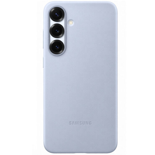 Capac protectie spate Samsung Galaxy S25 Plus (S936) Kindsuit (Leather) Case, Light Blue - imagine 3