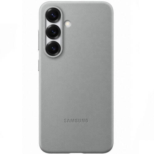 Capac protectie spate Samsung Galaxy S25 (S931) Kindsuit (Leather) Case, Gray - imagine 4