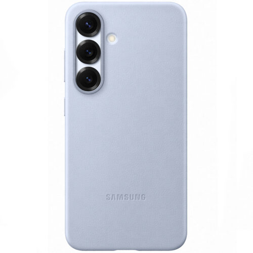 Capac protectie spate Samsung Galaxy S25 (S931) Kindsuit (Leather) Case, Light Blue - imagine 4