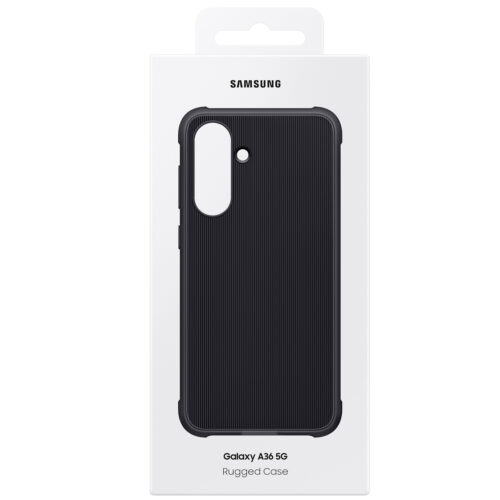 Capac protectie spate Samsung Rugged Gadget Case pentru Galaxy A36 5G (A366), Black - imagine 6