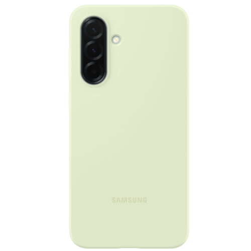 Capac protectie spate Samsung Silicone Case pentru Galaxy A36 5G (A366), Light Green