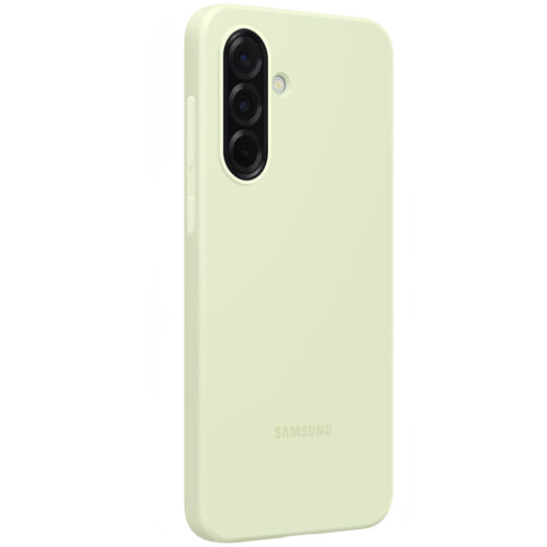 Capac protectie spate Samsung Silicone Case pentru Galaxy A36 5G (A366), Light Green - imagine 5