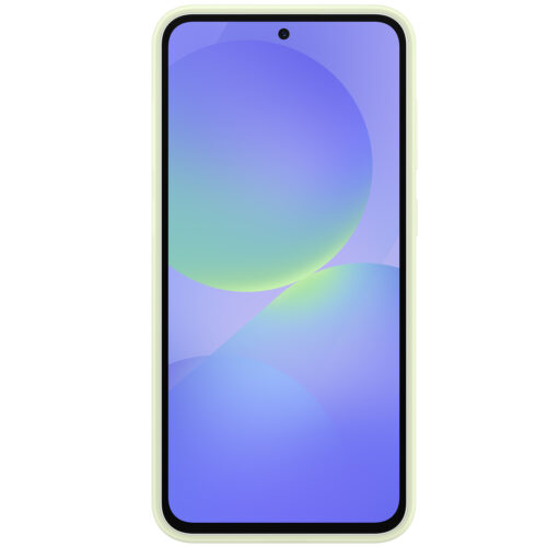 Capac protectie spate Samsung Silicone Case pentru Galaxy A36 5G (A366), Light Green - imagine 2