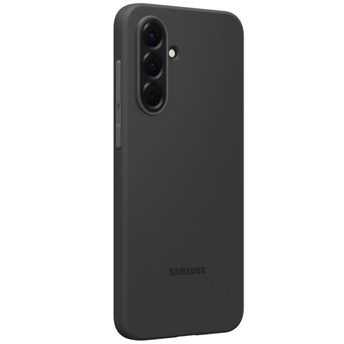 Capac protectie spate Samsung Silicone Case pentru Galaxy A56 5G (A566), Black - imagine 5