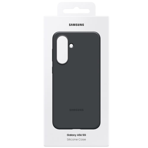 Capac protectie spate Samsung Silicone Case pentru Galaxy A56 5G (A566), Black - imagine 6