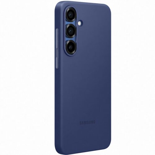 Capac protectie spate Samsung Silicone Case pentru Galaxy S25 Plus (S936), Blue - imagine 5