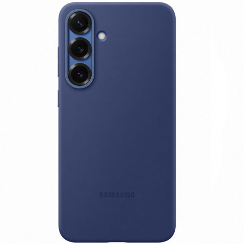 Capac protectie spate Samsung Silicone Case pentru Galaxy S25 Plus (S936), Blue - imagine 4