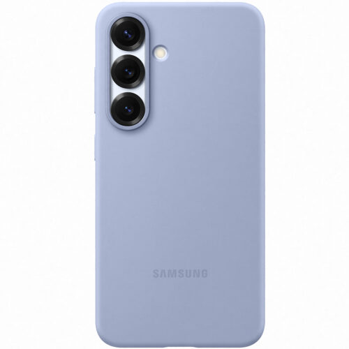 Capac protectie spate Samsung Silicone Case pentru Galaxy S25 (S931), Light Blue - imagine 4