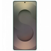 Capac protectie spate Samsung Silicone Case pentru Galaxy S25 Ultra (S938), Mint - imagine 3
