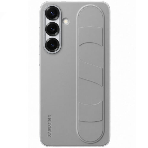 Capac protectie spate Samsung Standing Grip Case pentru Galaxy S25 Plus (S936), Gray - imagine 4