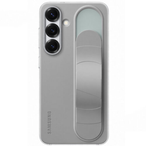 Capac protectie spate Samsung Standing Grip Case pentru Galaxy S25 (S931), Gray - imagine 3