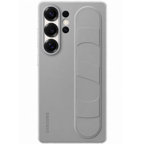 Capac protectie spate Samsung Standing Grip Case pentru Galaxy S25 Ultra (S938), Gray - imagine 5