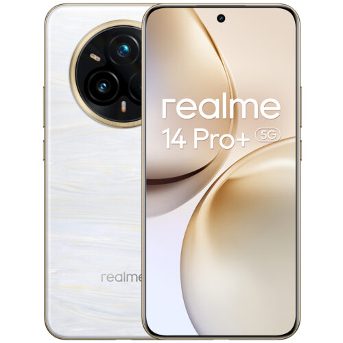 Telefon mobil Dual SIM Realme 14 Pro Plus 5G, Octa Core 2.5 GHz, 256 GB + 8 GB RAM, Pearl White - imagine 10