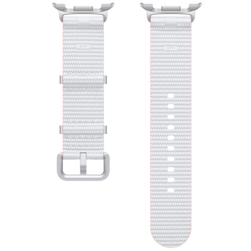 Bratara Samsung Galaxy Watch 8/8 Classic Athleisure (S/M), White - imagine 3