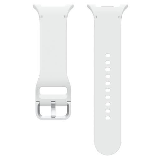 Bratara Samsung Galaxy Watch 8/8 Classic Sport (S/M), White - imagine 3