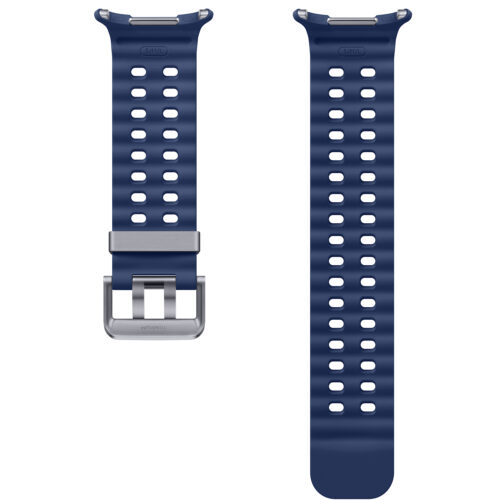 Bratara Samsung Marine Band (S/M/L) pentru Galaxy Galaxy Watch Ultra/Ultra (2025), Albastru Navy - imagine 3