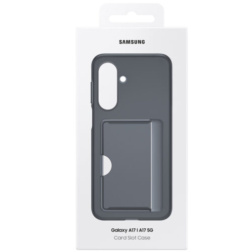 Capac protectie spate Samsung Card Slot Case pentru Galaxy A17 5G (A176), Black - imagine 6