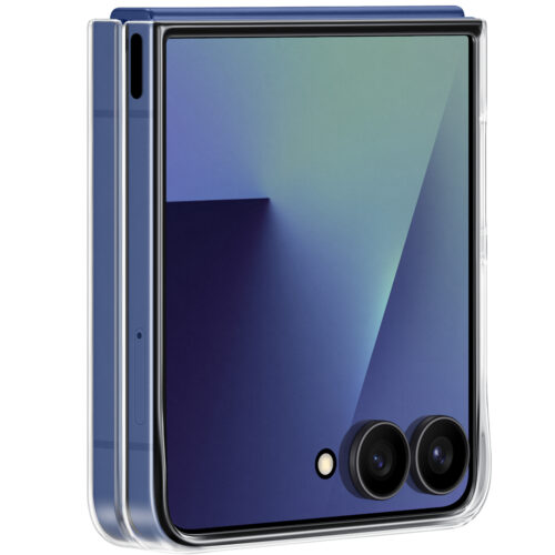 Capac protectie spate Samsung Galaxy Z Flip7 Clear Case, Transparent - imagine 4