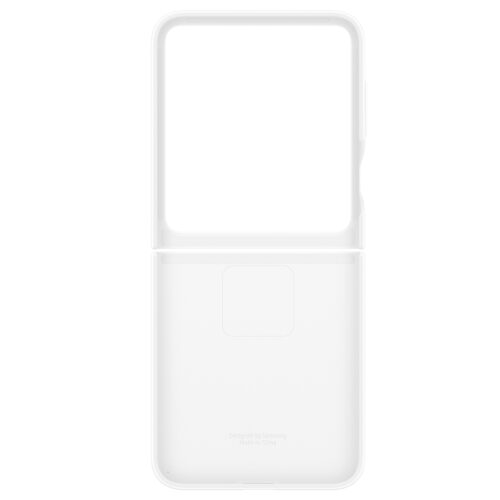 Capac protectie spate Samsung Galaxy Z Flip7 FE Silicone Case, White - imagine 4