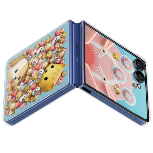 Capac protectie spate Samsung Galaxy Z Flip7 Flipsuit Case, Transparent - imagine 6