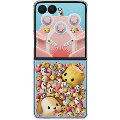 Capac protectie spate Samsung Galaxy Z Flip7 Flipsuit Case, Transparent - imagine 3