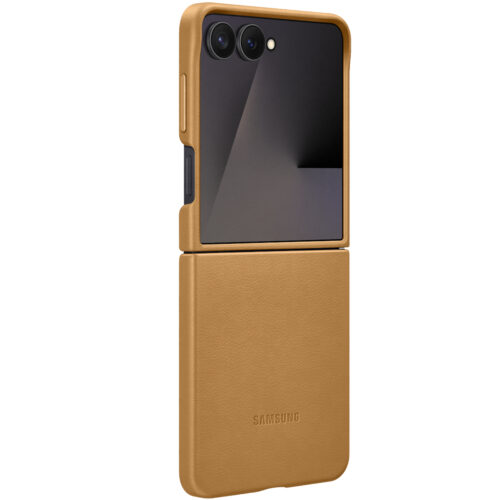 Capac protectie spate Samsung Galaxy Z Flip7 Kindsuit Case, Camel - imagine 3