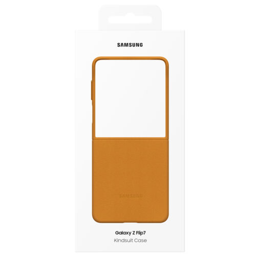 Capac protectie spate Samsung Galaxy Z Flip7 Kindsuit Case, Camel - imagine 5