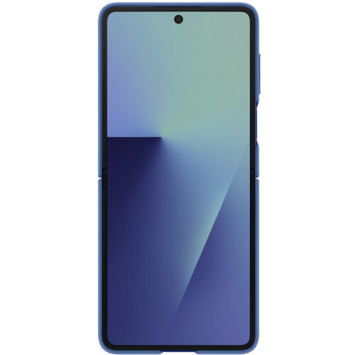 Capac protectie spate Samsung Galaxy Z Flip7 Ring Case (Silicone), Blue - imagine 3