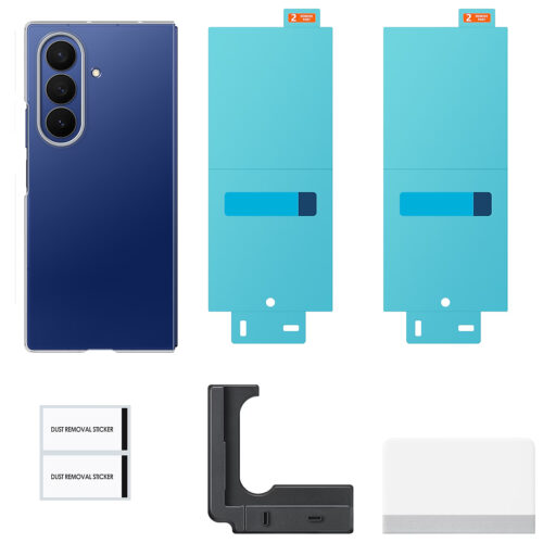 Capac protectie spate Samsung Galaxy Z Fold7 Clear Case, Transparent - imagine 6