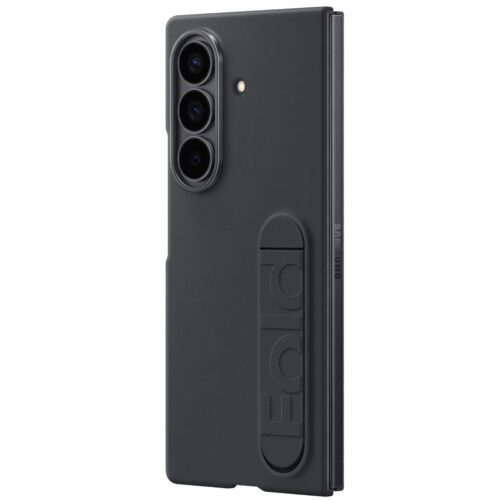 Capac protectie spate Samsung Galaxy Z Fold7 Silicone Case, Black - imagine 5
