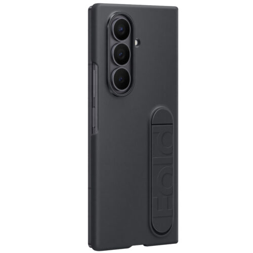Capac protectie spate Samsung Galaxy Z Fold7 Silicone Case, Black - imagine 4