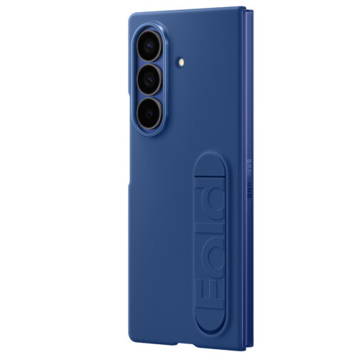 Capac protectie spate Samsung Galaxy Z Fold7 Silicone Case, Blue - imagine 4