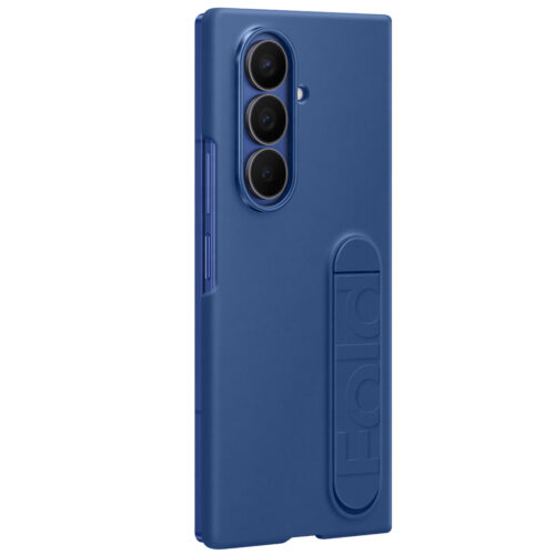 Capac protectie spate Samsung Galaxy Z Fold7 Silicone Case, Blue - imagine 5