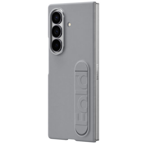 Capac protectie spate Samsung Galaxy Z Fold7 Silicone Case, Gray - imagine 5
