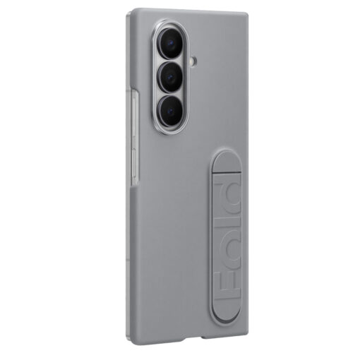 Capac protectie spate Samsung Galaxy Z Fold7 Silicone Case, Gray - imagine 4