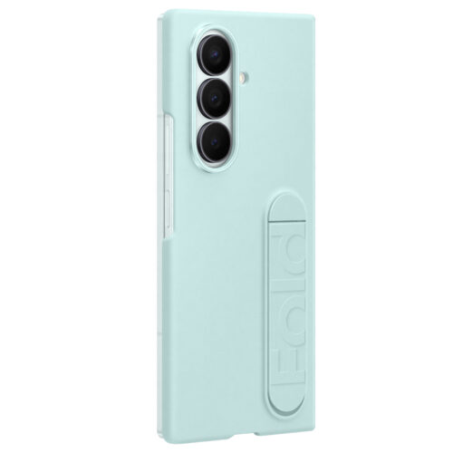 Capac protectie spate Samsung Galaxy Z Fold7 Silicone Case, Mint - imagine 4
