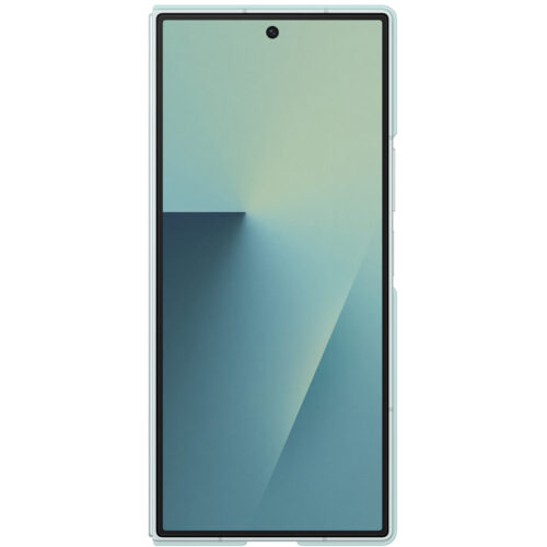 Capac protectie spate Samsung Galaxy Z Fold7 Silicone Case, Mint - imagine 3