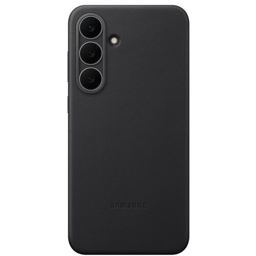 Capac protectie spate Samsung Kindsuit (Leather) Case pentru Galaxy S25 FE (S731), Black - imagine 4