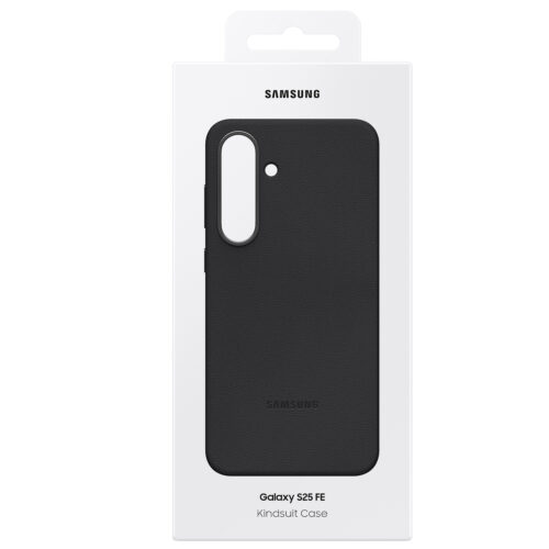 Capac protectie spate Samsung Kindsuit (Leather) Case pentru Galaxy S25 FE (S731), Black - imagine 6