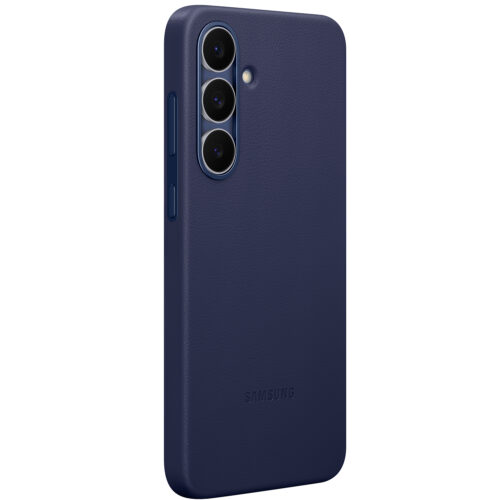 Capac protectie spate Samsung Kindsuit (Leather) Case pentru Galaxy S25 FE (S731), Dark Blue - imagine 5