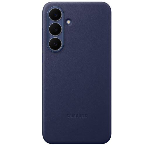 Capac protectie spate Samsung Kindsuit (Leather) Case pentru Galaxy S25 FE (S731), Dark Blue - imagine 4