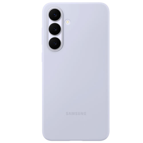 Capac protectie spate Samsung Silicone Case pentru Galaxy S25 FE (S731), Light Blue - imagine 3