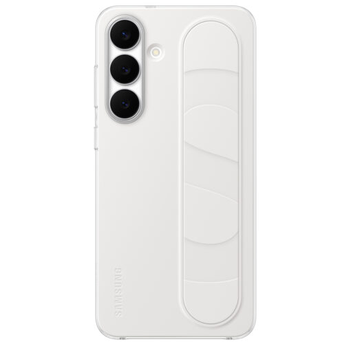 Capac protectie spate Samsung Standing Grip Case pentru Galaxy S25 FE (S731), White - imagine 5