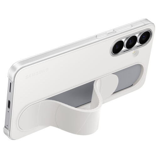 Capac protectie spate Samsung Standing Grip Case pentru Galaxy S25 FE (S731), White - imagine 3