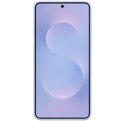 Capac protectie spate Samsung Silicone Case pentru Galaxy S25 Edge (S937), Light Blue - imagine 5