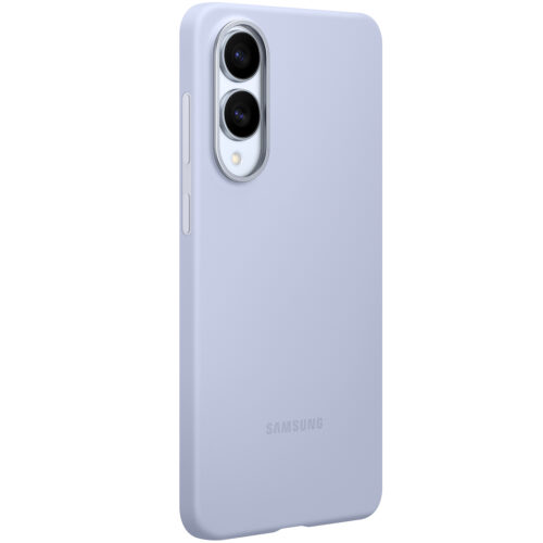 Capac protectie spate Samsung Silicone Case pentru Galaxy S25 Edge (S937), Light Blue - imagine 4